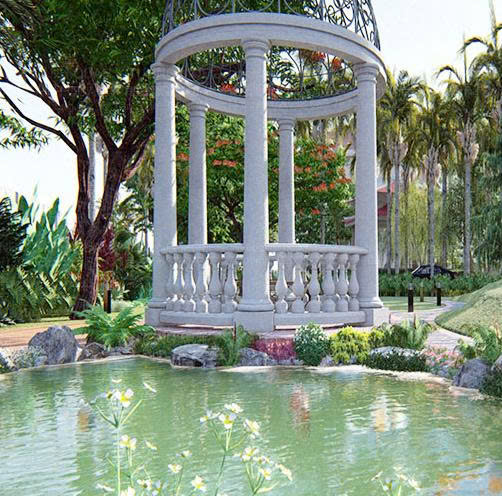 THIẾT KẾ SÂN VƯỜN BIỆT THỰ NGHỈ DƯỠNG