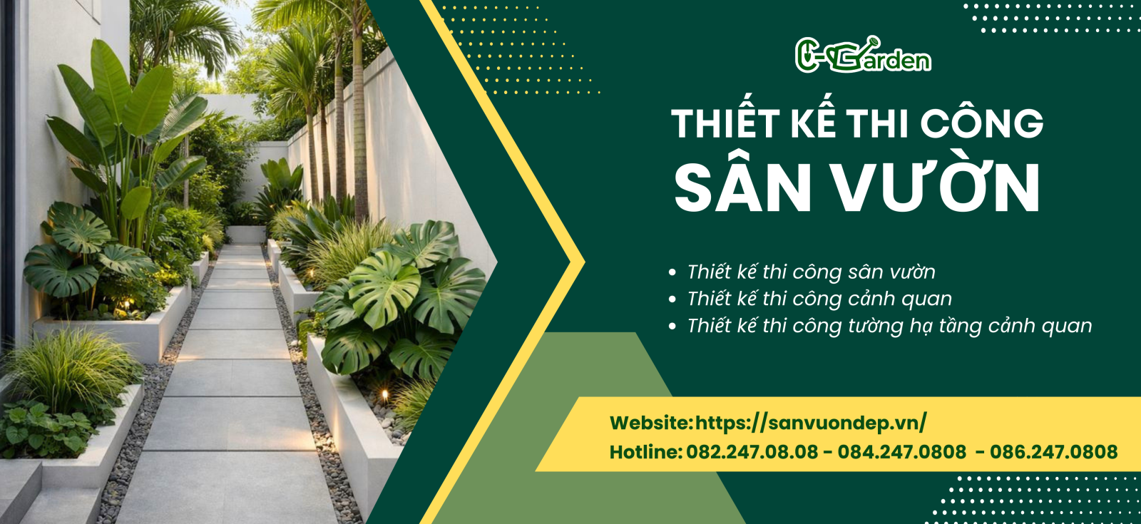 Thiết Kế Thi Công Sân Vườn