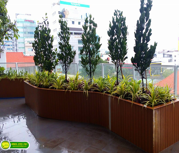 THIẾT KẾ THI CÔNG VƯỜN TRÊN MÁI KHU DÂN CƯ