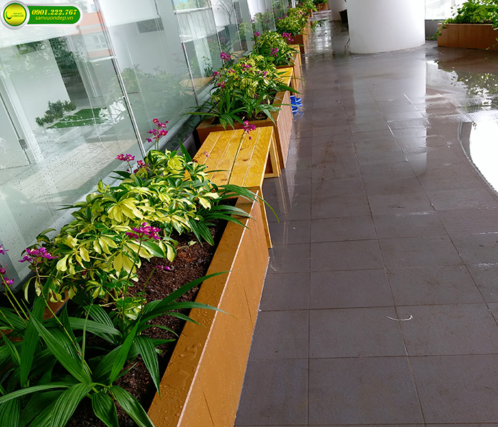 THIẾT KẾ THI CÔNG VƯỜN TRÊN MÁI KHU DÂN CƯ