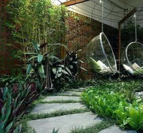 THIẾT KẾ VÀ BỐ TRÍ CÂY CẢNH SÂN VƯỜN