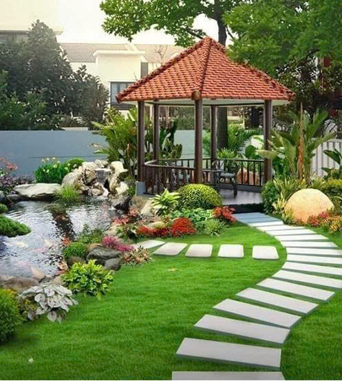 CHI PHÍ THI CÔNG SÂN VƯỜN