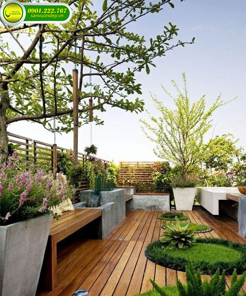Mê mẩn với thiết kế vườn trên sân thượng - Không thể bỏ qua