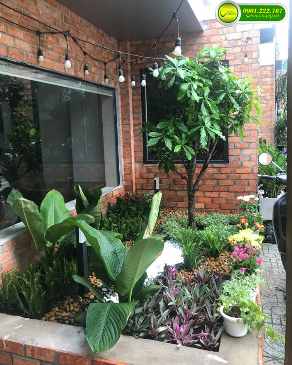 QUY TRÌNH THI CÔNG SÂN VƯỜN NHÀ HÀNG