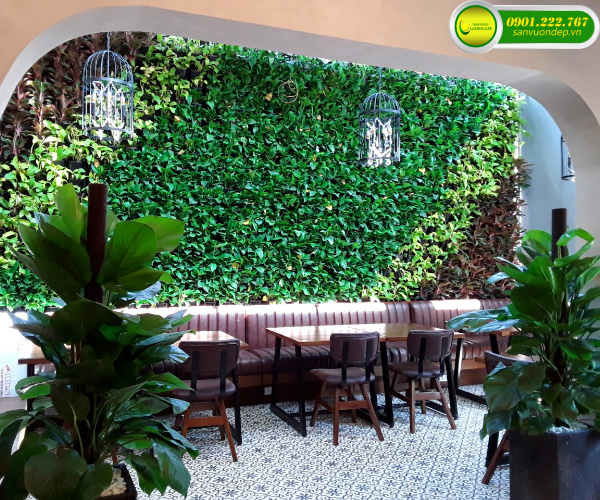 thiết kế sân vườn nhà hàng