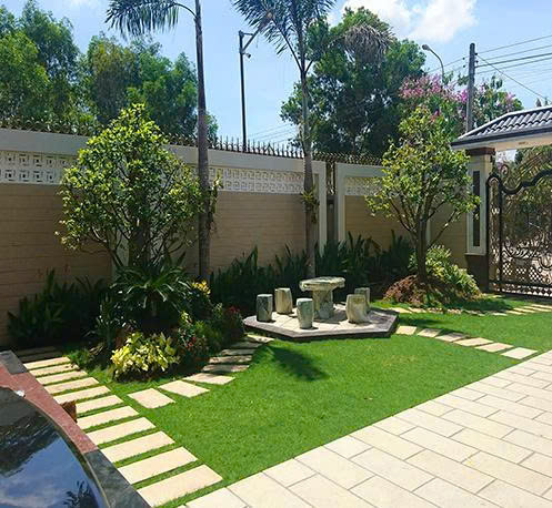 THIẾT KẾ THI CÔNG SÂN VƯỜN NHÀ PHỐ VŨNG TÀU- ANH HÀ